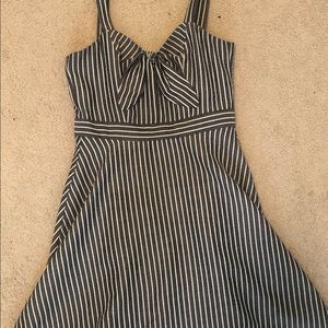 Roz&Ali Purple Striped Dress